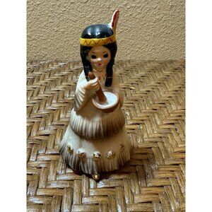 Vintage Joseph Original Native American Girl Figurine  Hard to Find